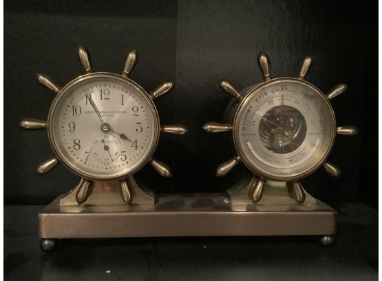 Abercrombie & Fitch Co. Chelsea Clock And Barometer