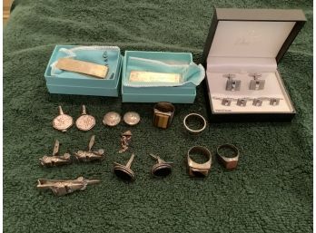 Sterling Silver Mens Jewelry Lot With Rings And Tiffany And Co