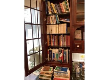 Two Bookcase Of French And Spanish Books