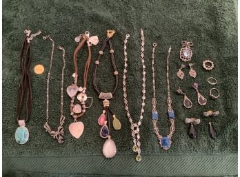 Sterling Silver Jewelry Including Marcasite And Others