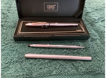 This Is A Group With 2 Cross Pens And A Mont Blanc