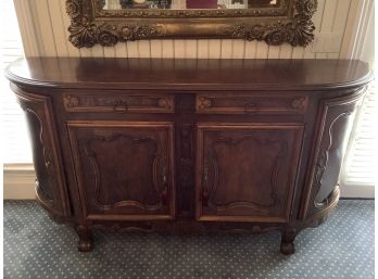 Carved Server 4 Door With Two Drawers Heavily Carved