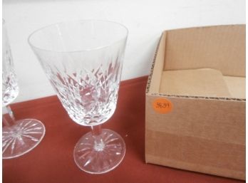 11 Waterford Crystal Large Wine Glasses