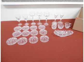 Large Lot Of Crystal Items Some Waterford Included