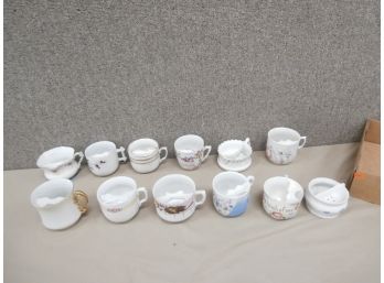 12 Vintage Mustache Cups, All Different Designs