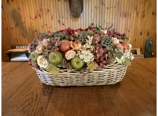 Floral Centerpiece In Basket