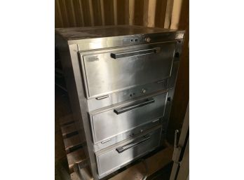 3 Compartment Warmer With Doors On Both Sides