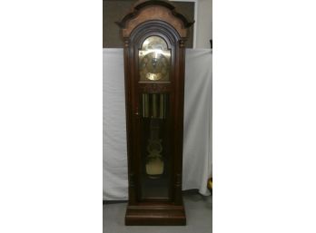 Seth Thomas Grandfather Tall Case Floor Clock  With Key And Weights, Pendulum And Instructions