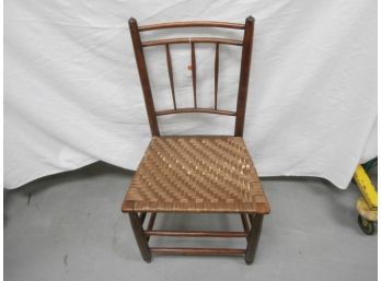 Side Chair With Rush Section