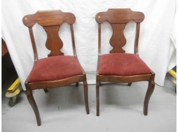 A Pair Of Pennsylvania House Cherry Side Chairs