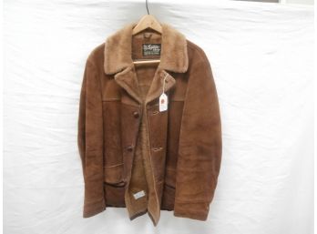 3 Pieces Of Clothing-Suede Jacket, Fur Coat And A Regency Jacket