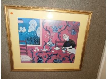Henri Matisse Framed And Matted Contemporary Print