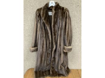 Vintage Rein And Moriber Mink Fur Long Coat