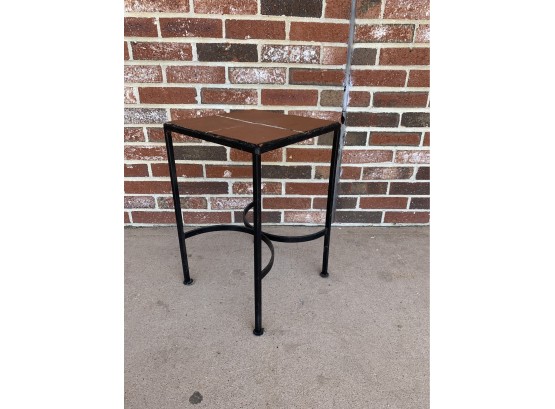 Iron Tile Top Table