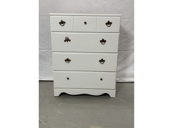 White Painted 4 Drawer