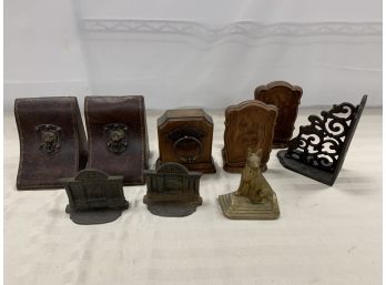 Bookend Collection Including Some Antique