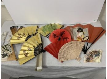 Collection Of Oriental Style Fans