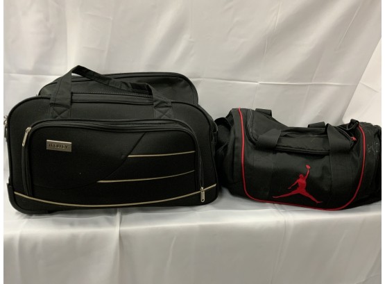 Michael Jordan Bag And 1 Rolling Duffle Bag