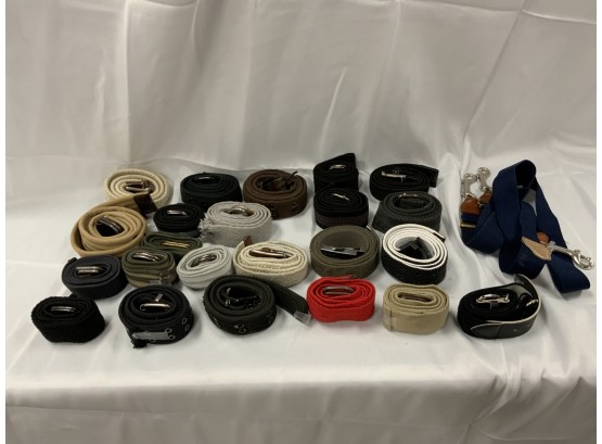 24 Assorted Colored Belts