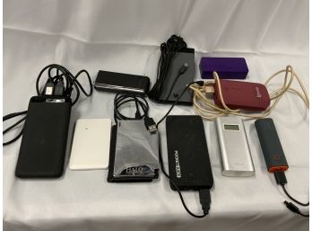 10 Assorted Portable Chargers
