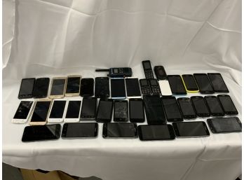 38 Assorted Brand Cell Phones