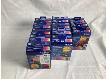 12 Boxes Of Bother Ink Cartridges New