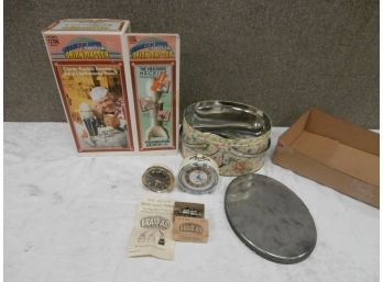 Hamilton Beach Scovill Model 727AL Drink Master Advertised By Mickey Rooney, With Box, And More