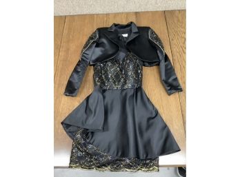 Vintage Sylvia Standig 2 Piece Dress And Jacket Size 6