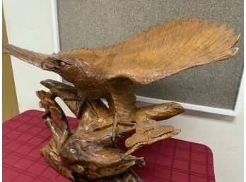 Large Carved Eagle