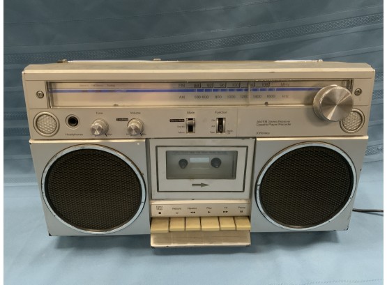 Vintage Jcpenny Model 681-3855 Stereo Receiver Boombox