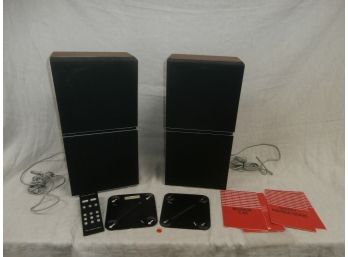 Bangolufsen Of Denmark Pair Of Beovox S45 Stereo Speakers Beocenter Control Module (controller Only)