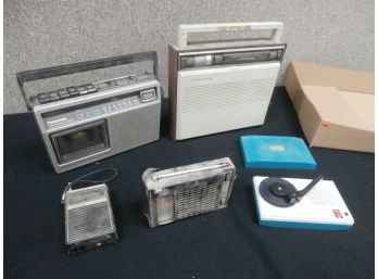 Radio Lot Including A Panasonic AM/FM Radio Cassette Recorder