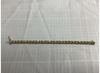 10K 2CT Diamond Tennis Bracelet 13.2 Grams