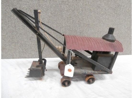 Early Large Size Steam Shovel Toy