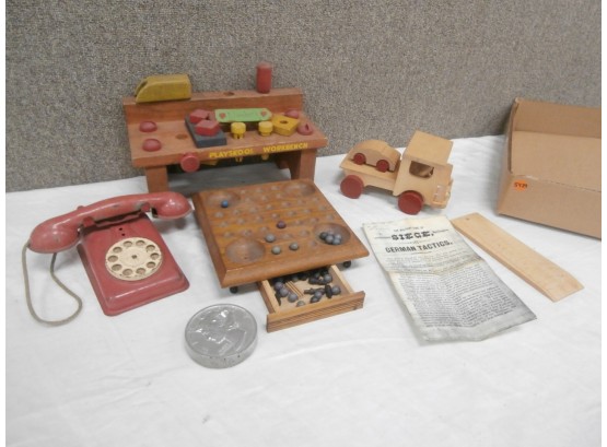 Wood And Metal Toys