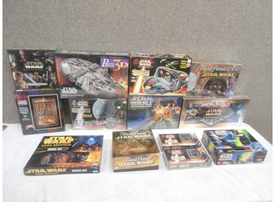 Star Wars Games Sand Puzzle Lot