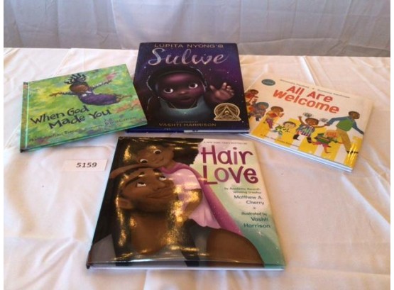 Set Of Children’s Books By Lupita Nyong’o, Mathew Paul Turner, Alexandra Penfold And Matthew A. Cherry.