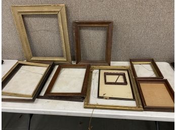 Assorted Mixed Antique And Vintage Frames
