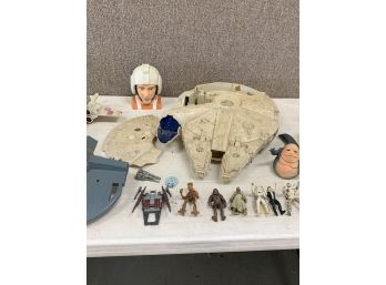 1990’s Star Wars Action Figures And Vehicles