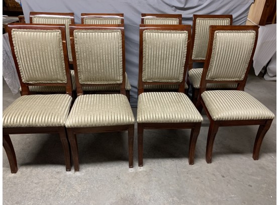 Set Of 8 Upholstered Side Or Dinning Chairs