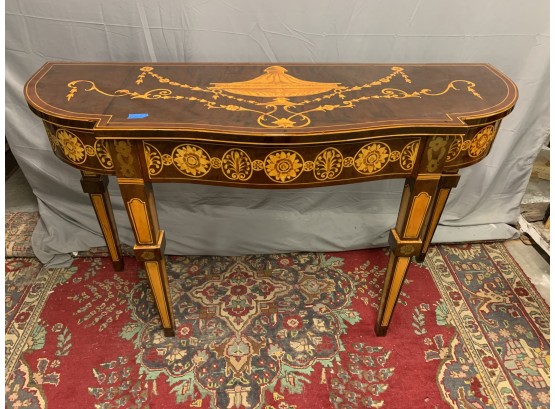 Hand Paint Decorated Hall Table With Great Detail