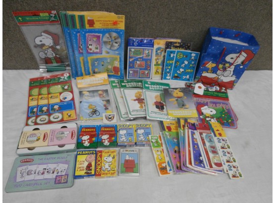 Peanuts, Snoopy, Playing Cards, Holiday Magnets, Woodstock Outfits, Stickers, Etc.