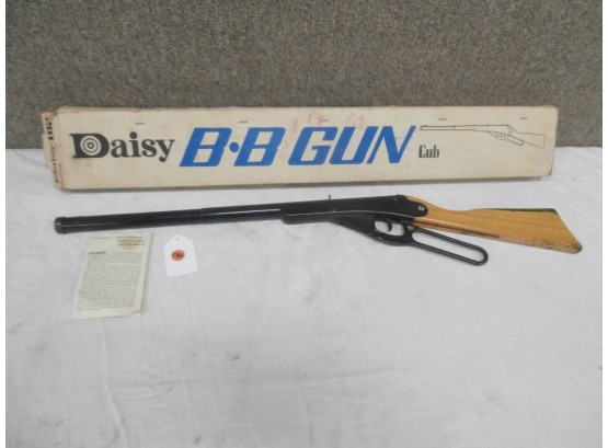 Daisy BB Gun Cub Rifle With The Box And Instruction Manual