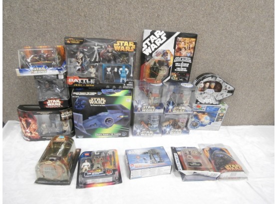 Star Wars Mint In Box Carded Figures, Vehicles And Others