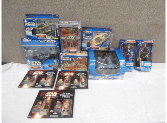 Star Wars Carded Action Figures And Boxed Vehicles