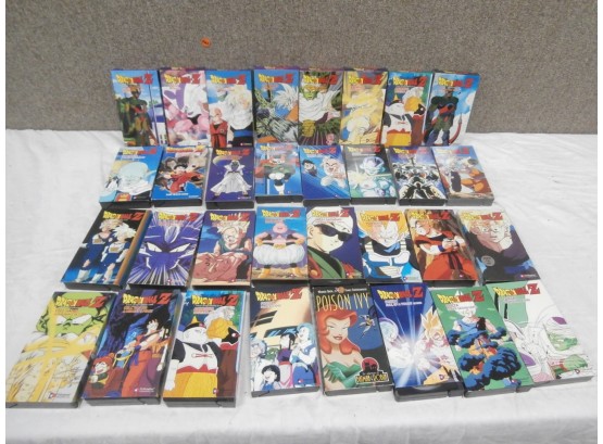 Dragon Ball Z VHS Tape Movie Collection