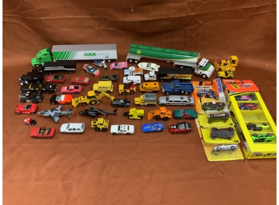 Assorted Die Cast And Matchbox Cars, Large Grouping