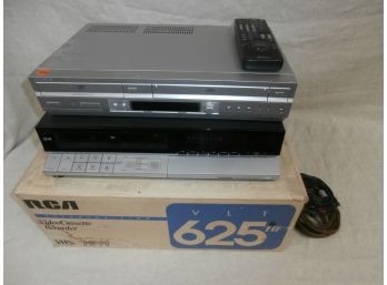 Electronics Including An RCA Selectavision VLT 625 Video Cassette Recorder With The Box