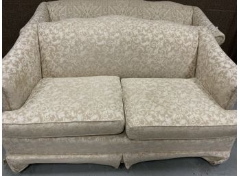 Clayton Marcus White Formal Sofa And Love Seat