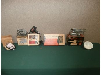 Vintage Tool Lot Including Gloss-EZE Electric Buffer, Craftsman Saber Saw, Electric Drill And More